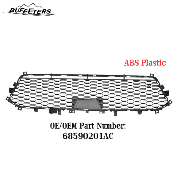 BUFEETERS  Front Bumper Lower Grille Fit For 2022 2023 2024 Jeep Grand Cherokee,Honeycomb Style,Black