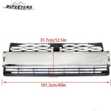 BUFEETERS  Front Bumper Center Grille Fit For 2014 2015 2016 2017 2018 2019 2020 Toyota 4Runner Limited,Mesh Style,Chrome＆Black