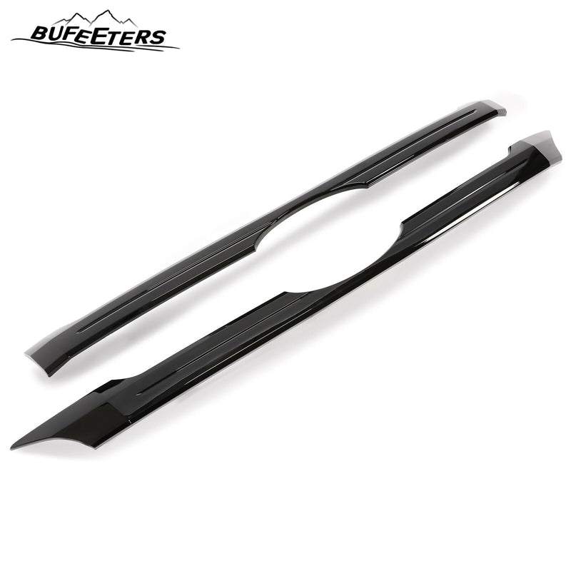 BUFEETERS 2PCS Front Upper&Center Grille Set Fit For 2011 2012 2013 2014 Ford Edge,Factory Style,Gloss Black