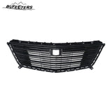 BUFEETERS   Front Bumper Upper Grille Fit For 2016 2017 2018 2019 2020 Cadillac XT5,Horizontal Billet Style,Gloss Black
