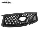 BUFEETERS  Front Upper Grille  W/Camera Hole  Fit For 2019 2020 2021 2022 2023 INFINITI QX50,Gloss Black