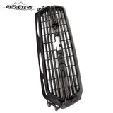 BUFEETERS Front Bumper Upper Grille Fit For 2019 2020 2021 2022 2023 Dodge Ram 1500,Mesh Style,Gloss Black