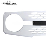 BUFEETERS Front Bumper Upper Grille W/Letters Fit For 2021 2022 2023 Ford Bronco,Honeycomb Style,Gloss White