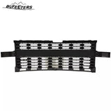 BUFEETERS Front Bumper Upper Grille Fit For 2019 2020 2021 Chevy Silverado 1500,Horizontal Billet Style,Black