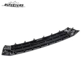 BUFEETERS Front Bumper Upper + Lower Grille w/O Camera Hole Fit For 2017 2018 2019 Toyota Highlander,Mesh Style,Chrome&Black