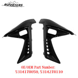 BUFEETERS  Front Bumper Grille Driver LH Passenger Side Fit For 2018 2019 2020 2021 Lexus NX300 NX300h,Textured Black