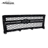 BUFEETERS Front Bumper Upper Grille Fit For 2014 2015 Chevy Silverado 1500,Honeycomb Style,Chrome&Black