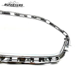 BUFEETERS Front Grille Chrome Trim Molding Fit For 2019 2020 2021 Ford Transit Connect,Chrome&Black