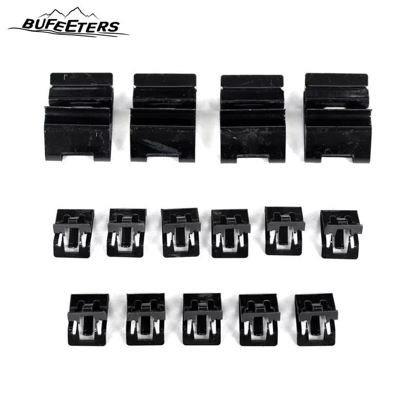 BUFEETERS Front Bumper Upper Grille Fit For 2017 2018 2019 F-250 F-350 F-450 F-550 Super Duty,Platinum Style,Satin Aluminum&Matte Black