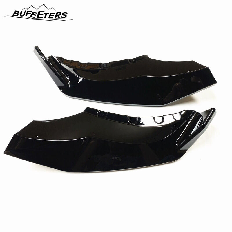 BUFEETERS Front Bumper Spoiler Splitter Lip Kit Fit For 2019 2020 2021 2022 2023 BMW X5 G05,Gloss Black