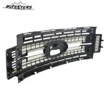 BUFEETERS Front Bumper Upper Grille Fit For 2017 2018 2019 F-250 F-350 Super Duty,XL Style,Matte Black