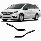 BUFEETERS Front Upper Grille Chrome Trims Driver and Passenger Side Fit For 2018 2019 2020 Honda Odyssey