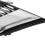 BUFEETERS Front Bumper Upper Grille Fit For 2017 2018 2019 2020 Nissan Rogue,Factory Style,Chrome&Black