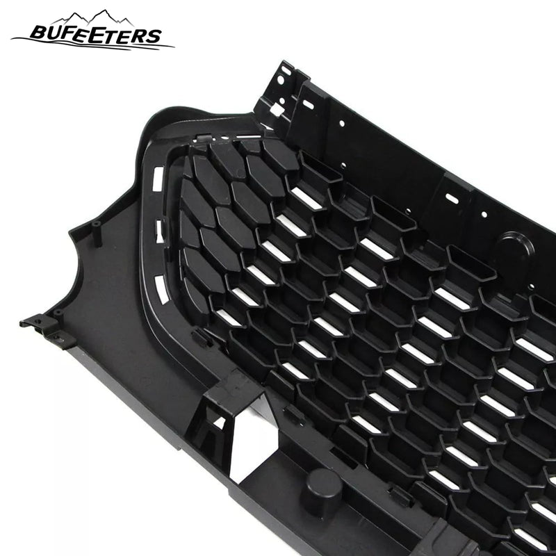 BUFEETERS  Front Bumper Upper Grille Fit For 2017 2018 2019 Ford Escape Kuga,Honeycomb Style,Gloss Black