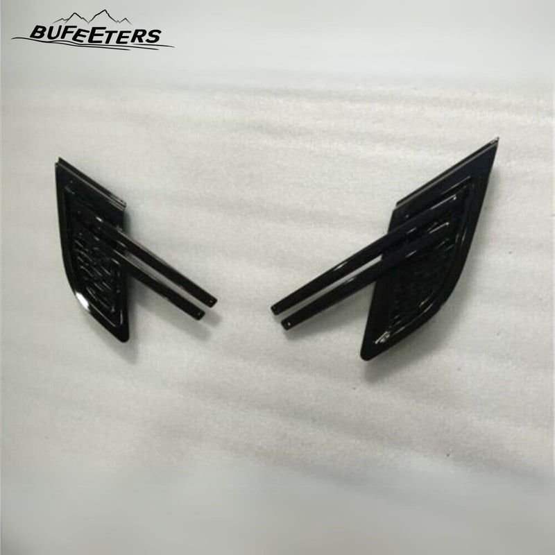 BUFEETERS   Front Side Rear Vent Grille Trim Moulding Fit For Range Rover Sport 2014 2015 2016 2017,Piano Black