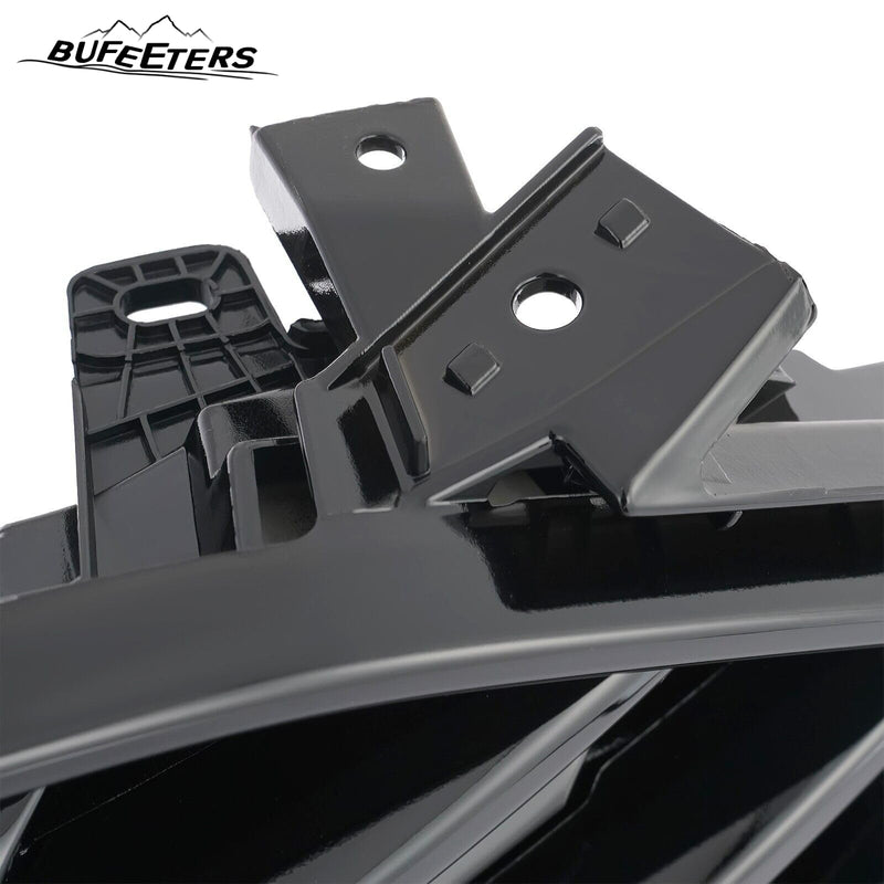 BUFEETERS  Front Bumper Upper Grille Cover W/o Camero Hole Fit For 2019 2020 2021 2022  Ford Edge SE SEL,Mesh Style,Gloss Black