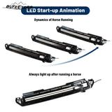 BUFEETERS  LED Grille Trim Strips Fit For 2020 2021 2022 2023 2024 Defender 90 110 130,LED lights Style,Black