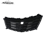 BUFEETERS   Front Bumper Upper Grille Fit For 2016 2017 2018 2019 2020 Cadillac XT5,Horizontal Billet Style,Gloss Black