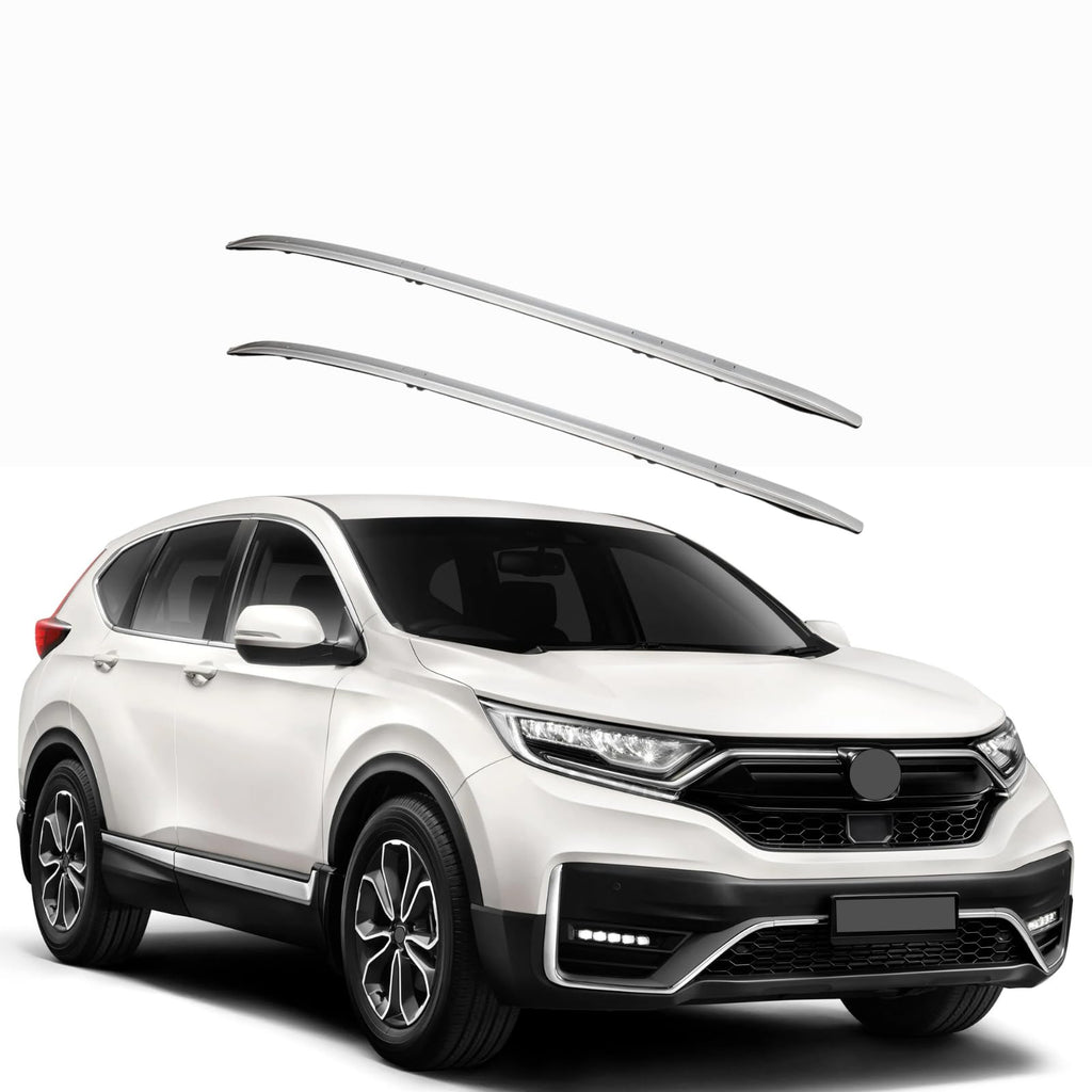 BUFEETERS   Roof Rack Side Rails Luggage Carrier Fit For 2017 2018 2019 2020 2021 2022 Honda CRV CR-V,OE Style,Silver