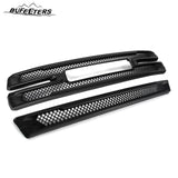 BUFEETERS Front Bumper Grille Covers Grill Overlay Fit For 2019 2020 2021 GMC Sierra 1500 SLT AT4,Factory Style,Matte Black