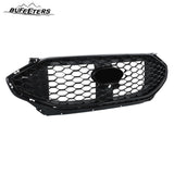 BUFEETERS Front Bumper Grille With Camera Hole Fit For 2019 2020 2021 2022 2023 2024 Ford Edge ST Sport,Honeycomb Style,Gloss Black
