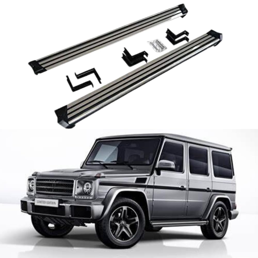 BUFEETERS Running Board Side Step Nerf Bar Fit For Mercedes Benz G Class W463 G63 2001-2018