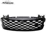 BUFEETERS  Front Bumper Upper Grille  Fit For 2018 2019 2020 2021 2022 2023 Range Rover Velar,Honeycomb Style,Gloss Black
