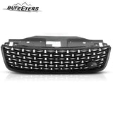 BUFEETERS Front Bumper Upper Grille Fit For 2017 2018 2019 2020 Land Rover Discovery 5,Honeycomb Style,Black