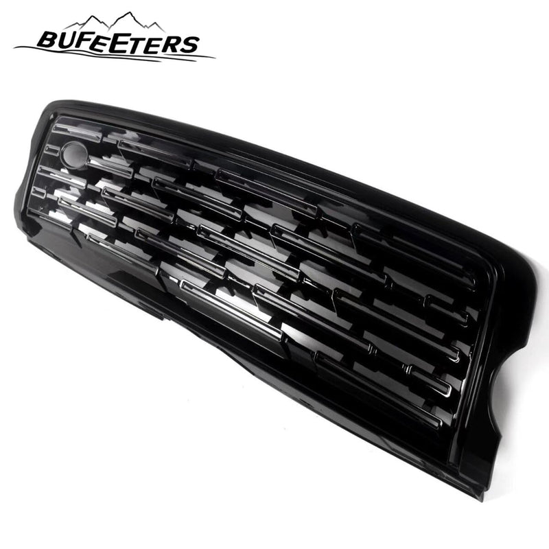 BUFEETERS Front Bumper Upper Grille Fit For 2013 2014 2015 2016 2017 Land Rover Range Rover Vogue L405,2023 Style,Gloss Black