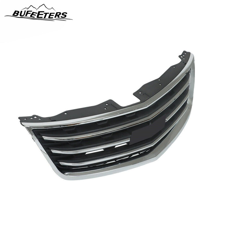 BUFEETERS  Front Bumper Upper Grille Fit For 2013 2014 2015 2016 2017 Chevy Chevrolet Traverse LS LT,
Mesh Style,Chrome&Black