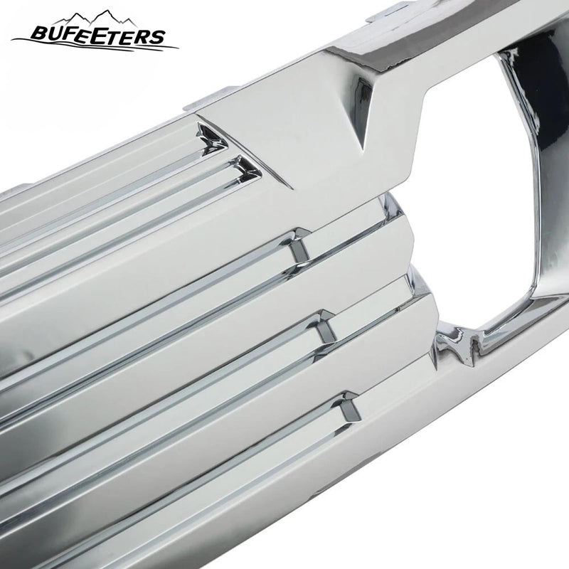 BUFEETERS Front Lower Grille Bumper Filler Fit For 2019 2020 2021 GMC Sierra 1500 AT4/Denali,Factory Style,Chrome