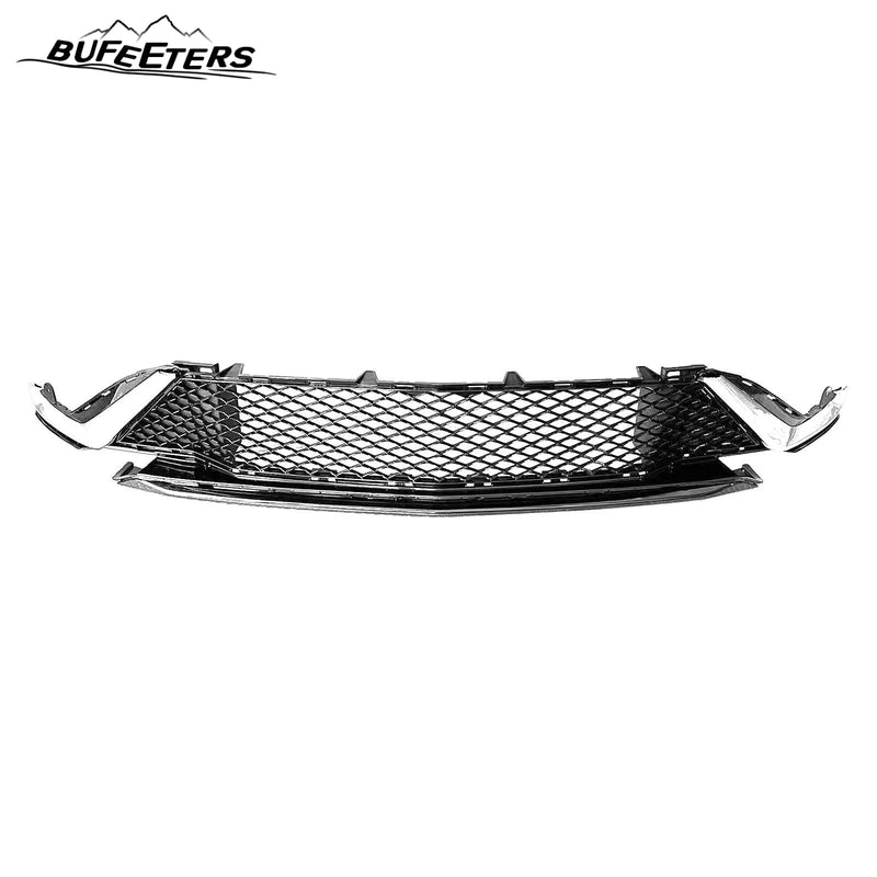 BUFEETERS  5Pcs Complete Front Bumper Grille Kit With Fog Lamp Cover Fit For 2020 2021 2022 2023 2024 Cadillac CT4,Factory Style,Chrome&Black