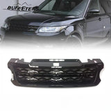 BUFEETERS   Front Upper Grille Fit For 2014 2015 2016 2017 Range Rover Sport,Mesh Style,Gloss Black,LR054767
