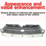 BUFEETERS Front Upper Grille Fit For 2014 2015 2016 2017 2018 2019 2020 2021 Toyota Tundra,Mesh Style,Gloss Black