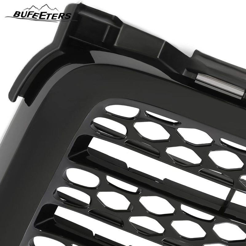 BUFEETERS  Front Upper Lower Grille Fit For GMC Sierra 2500HD/3500HD Denali 2011 2012 2013 2014 #20966057,Factory,Style,Black