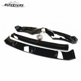BUFEETERS Front Bumper Spoiler Splitter Lip Kit Fit For 2019 2020 2021 2022 2023 BMW X5 G05,Gloss Black