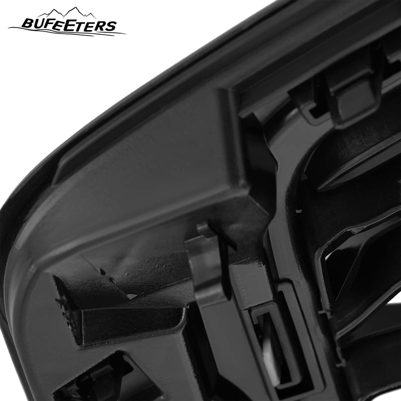 BUFEETERS  Front Bumper Upper Grille Fit For 2018 2019 2020 2021 2022 Land Rover Range Rover Vogue L405,Mesh Style,Gloss Black