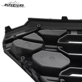 BUFEETERS   Front Bumper Grille W/ Camera Hole Fit For 2019 2020 Hyundai Santa Fe,Full Black