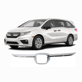 BUFEETERS Front Upper Grille Chrome Trim Fit For 2018 2019 2020 Honda Odyssey
