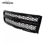 BUFEETERS Front Bumper Upper Grille Fit For 2014 2015 Chevy Silverado 1500,Honeycomb Style,Gloss Black