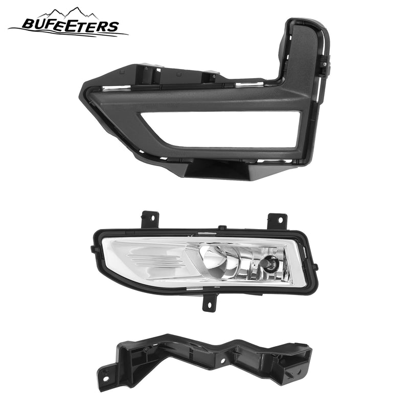 BUFEETERS Front Upper Lower Grille/Grill Trim/Fog Lamp Kit Fit For 2017 2018 2019 2020 Nissan Rogue,Factory Style,Chrome&Black&Silver