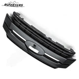BUFEETERS Front Bumper Upper Grille Fit For 2017 2018 2019 F-250 F-350 F-450 F-550 Super Duty,Lariat Style,Matte Black