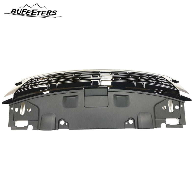 BUFEETERS Front Bumper Upper Grille Fit For 2023 2024 Land Rover Range Rover Vogue L405,Mesh Style,Black&Silver