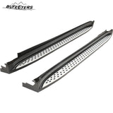 BUFEETERS  Side Step Running Board Nerf Bar Fit For 2006 2007 2008 2009 2010 2011 Mercedes W164 ML350 320 500,Chrome&Silver