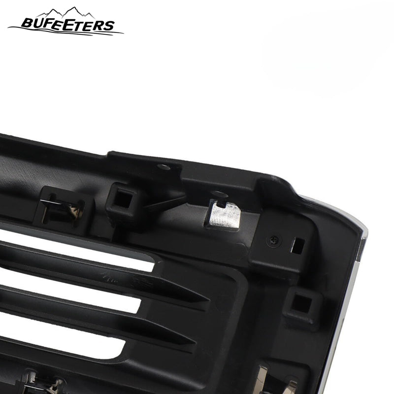 BUFEETERS Front Bumper Upper Chrome Grille Fit For 2014 2015 Chevy Silverado 1500