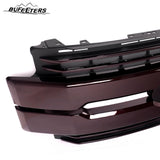 BUFEETERS Front Bumper Upper Grille Fit For 2017 2018 2019 F-250 F-350 F-450 F-550 Super Duty,
Lariat Style,Magma Red&Matte Black