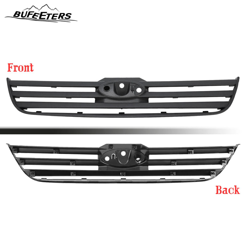 BUFEETERS Front Bumper Radiator Grille Fit For 2010 2011 2013 2014 Ford Transit Connect,Factory Style,Black
