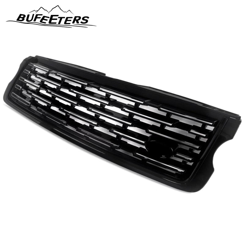 BUFEETERS Front Bumper Upper Grille Fit For 2013 2014 2015 2016 2017 Land Rover Range Rover Vogue L405,2023 Style,Gloss Black