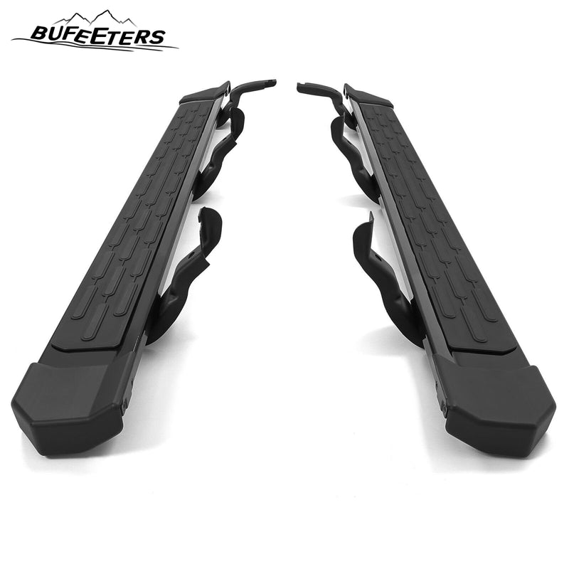 BUFEETERS Side Step Running Board Nerf Bar Fit For 2021 2022 2023 Ford Bronco 4-Door,Black