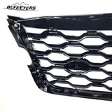 BUFEETERS  Front Bumper Upper Grille Fit For Range Rover Velar 2018 2019 2020 2021 2022 2023,Honeycomb Style,Gloss Black